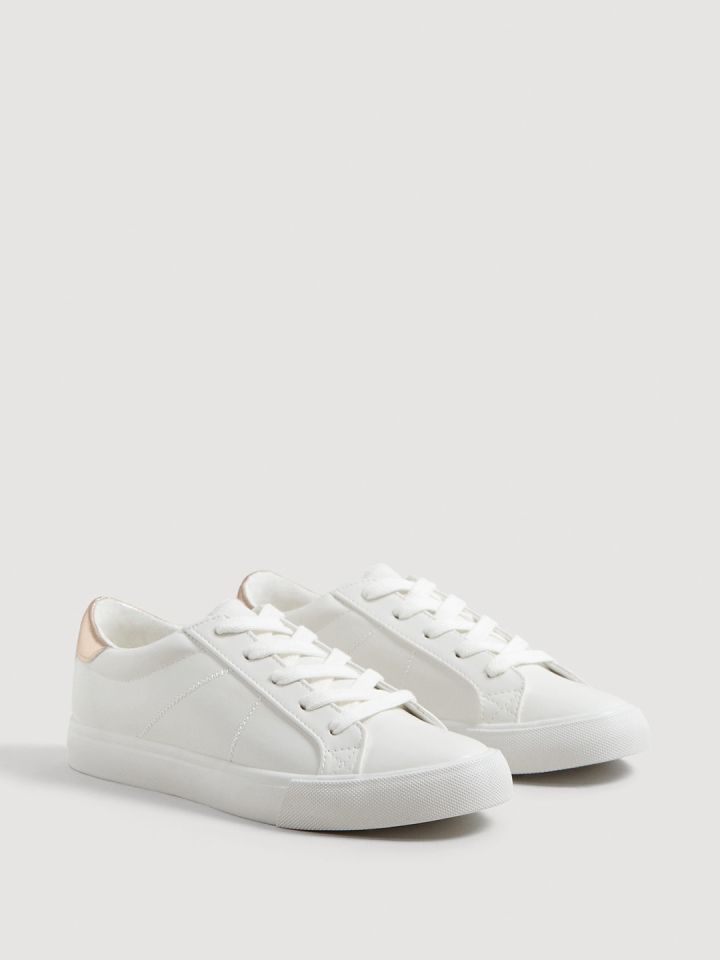 Buy MANGO Women White Sneakers - Casual 