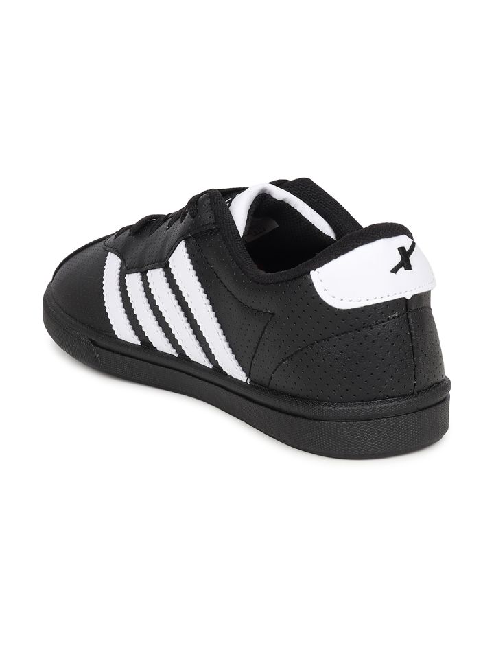 Black shoes with white line outlet