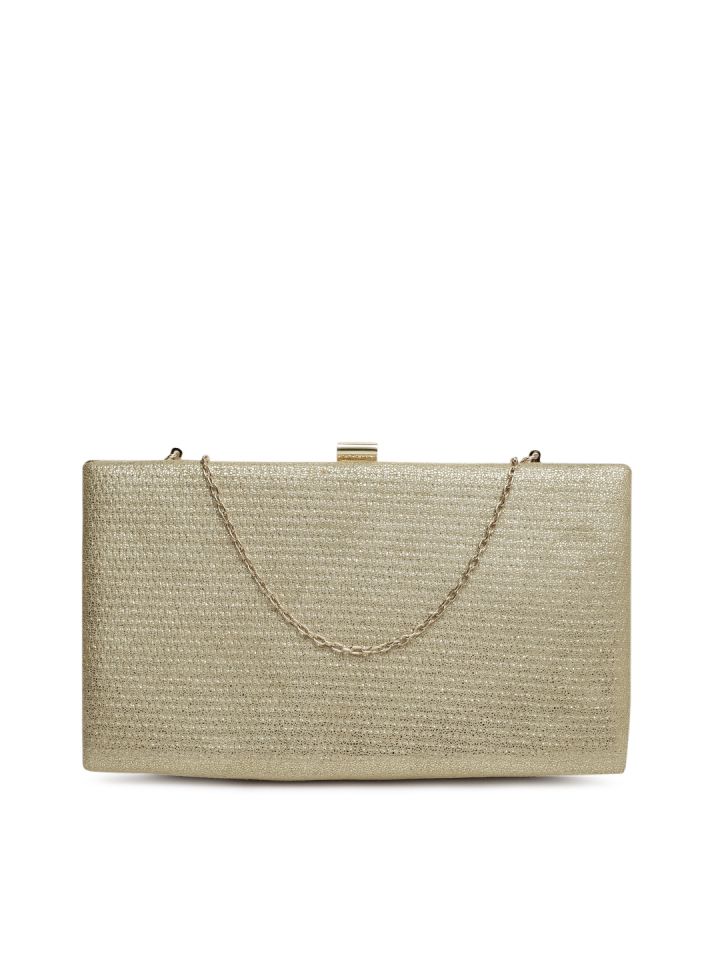 Accessorize gold clutch store