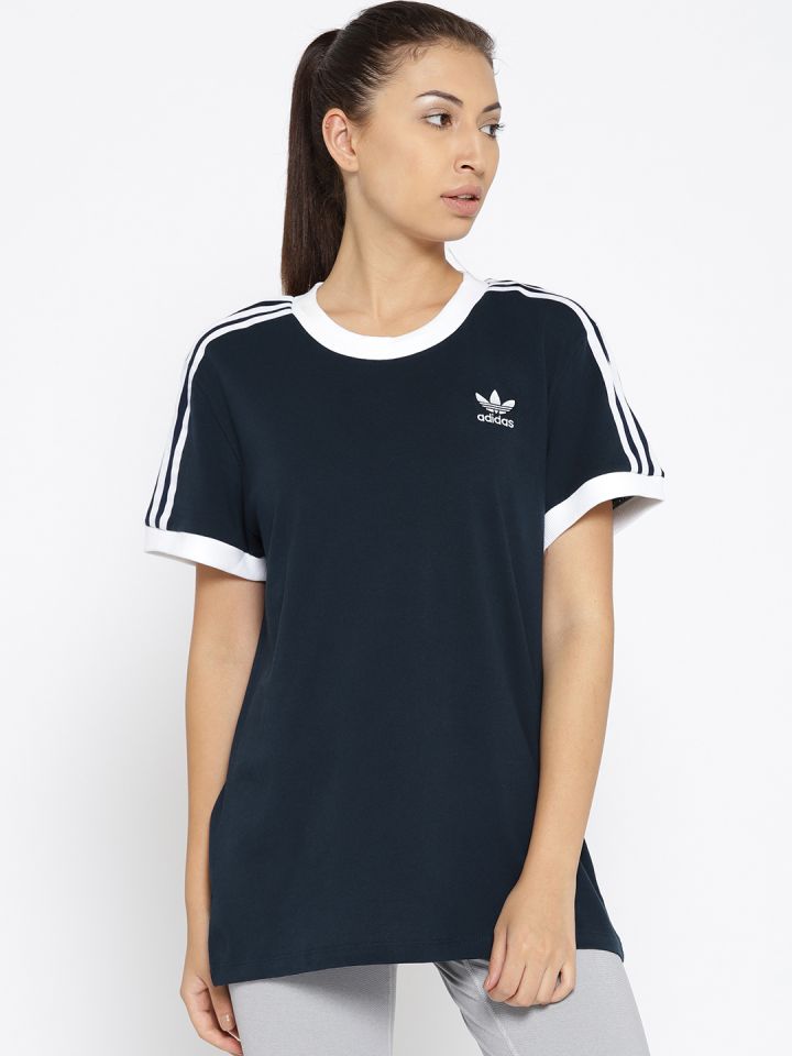 adidas three stripes tee womens