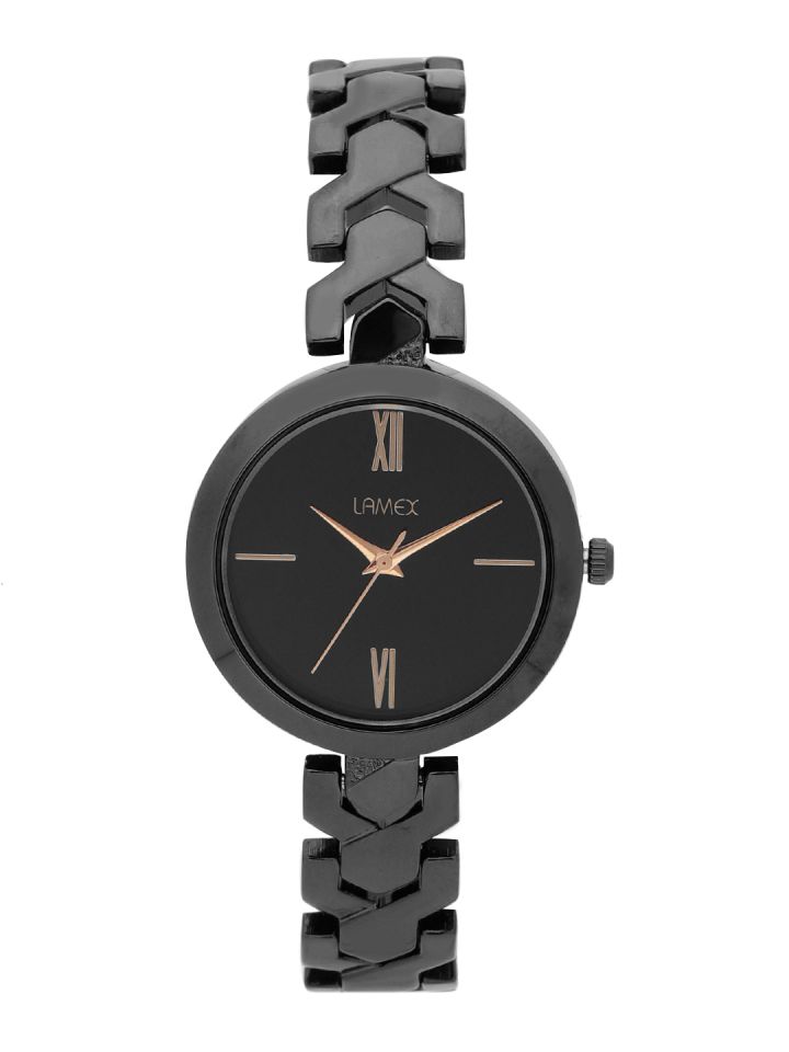 Buy LAMEX Women Black Analogue Watch MILANO DLX 7574