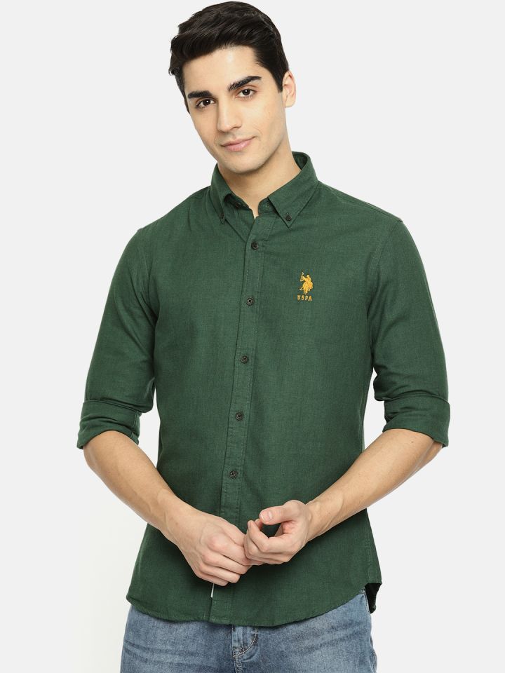 Us polo green top shirt