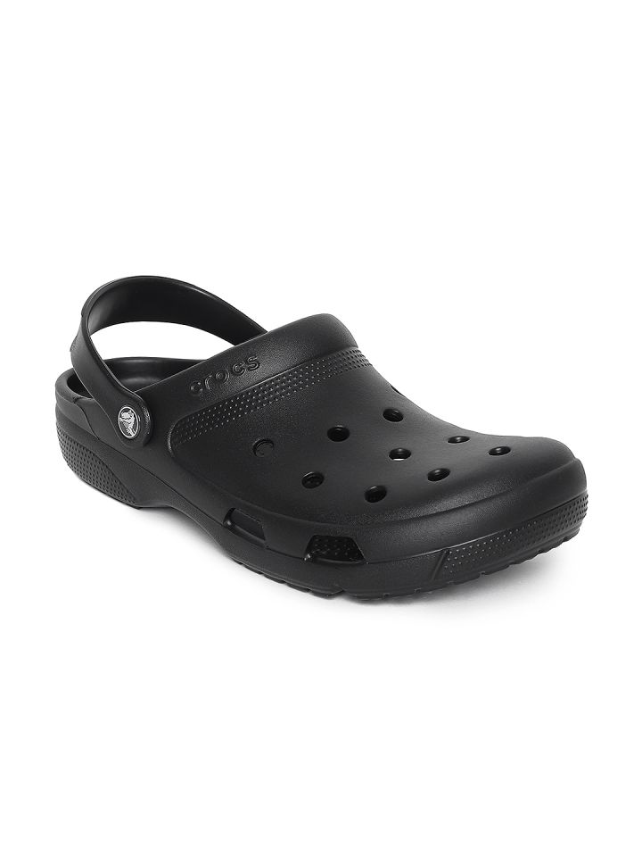 Buy Crocs Unisex Black Solid Clogs 