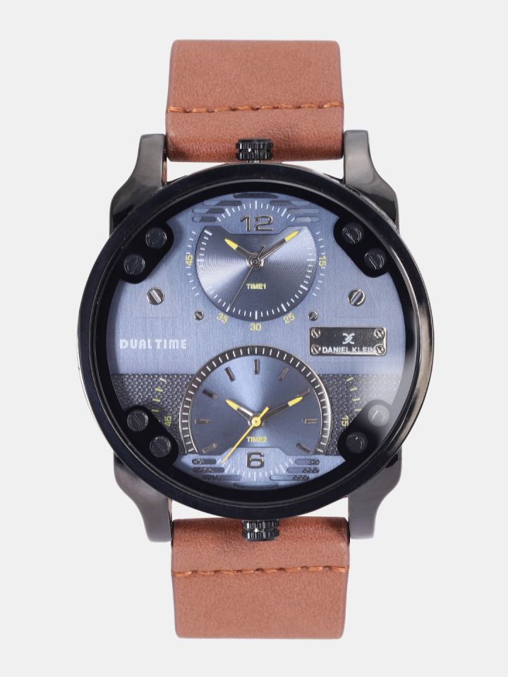 Daniel Klein Men Blue Dual Time Analogue Watch DK11125 5