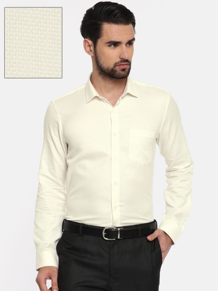 Van heusen slim fit white shirt cheap