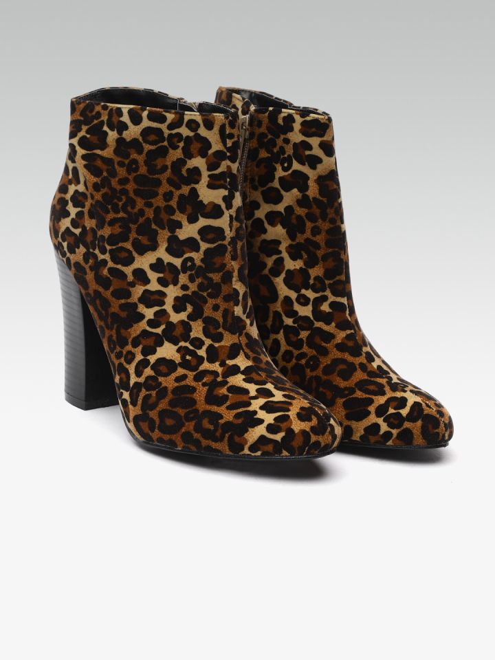 Animal print on sale boots womens