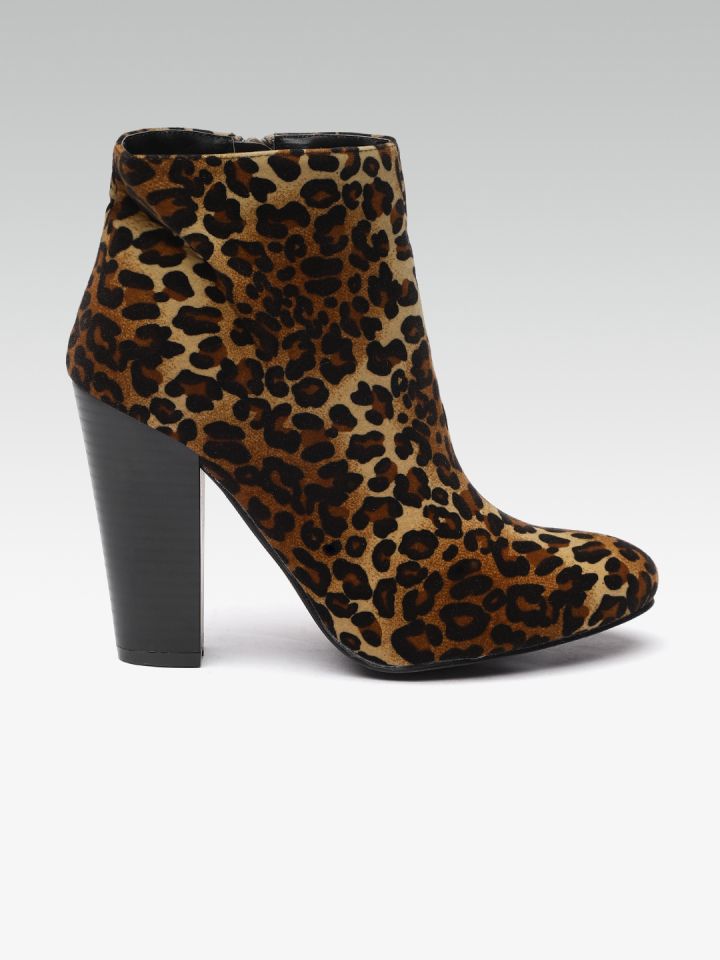 cheap leopard print boots