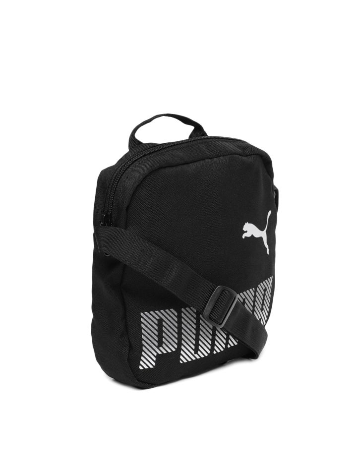 Puma Unisex Black Solid Plus Portable Messenger Bag