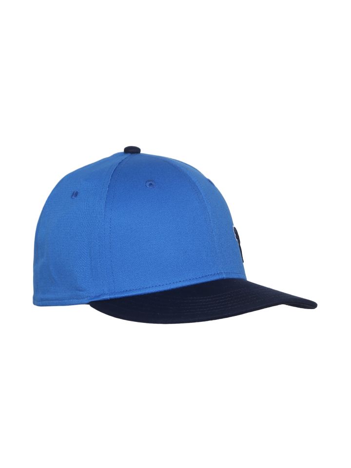 Buy Puma Unisex Blue Solid Stretchfit Fb Cat Baseball Cap Caps