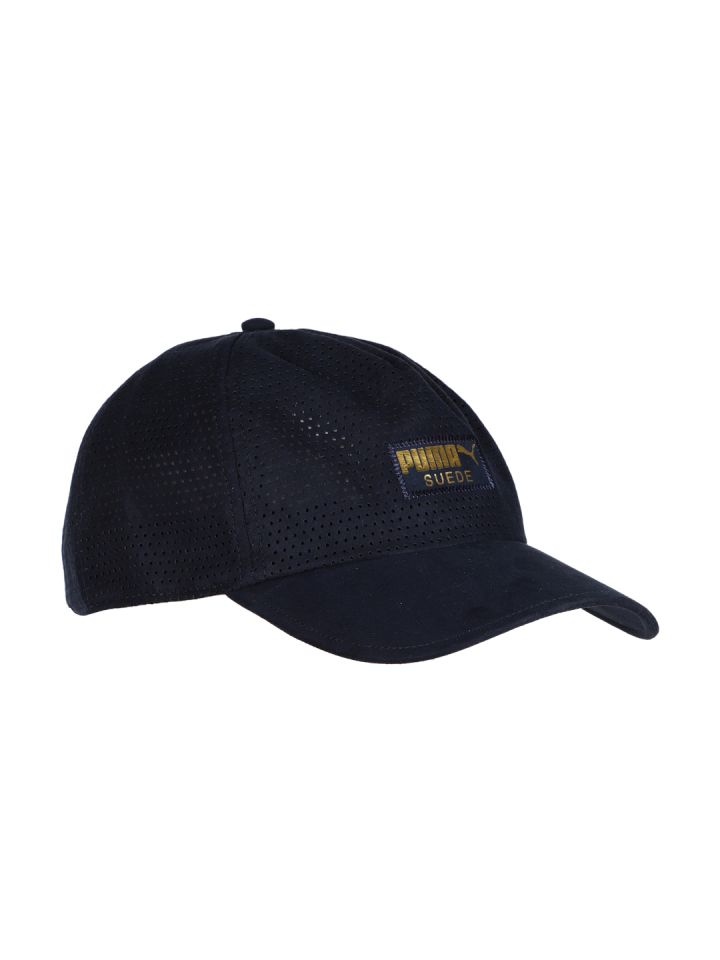 guión aprobar seriamente Buy Puma Unisex Navy Blue Solid Suede Baseball Cap - Caps for Unisex  7031392 | Myntra