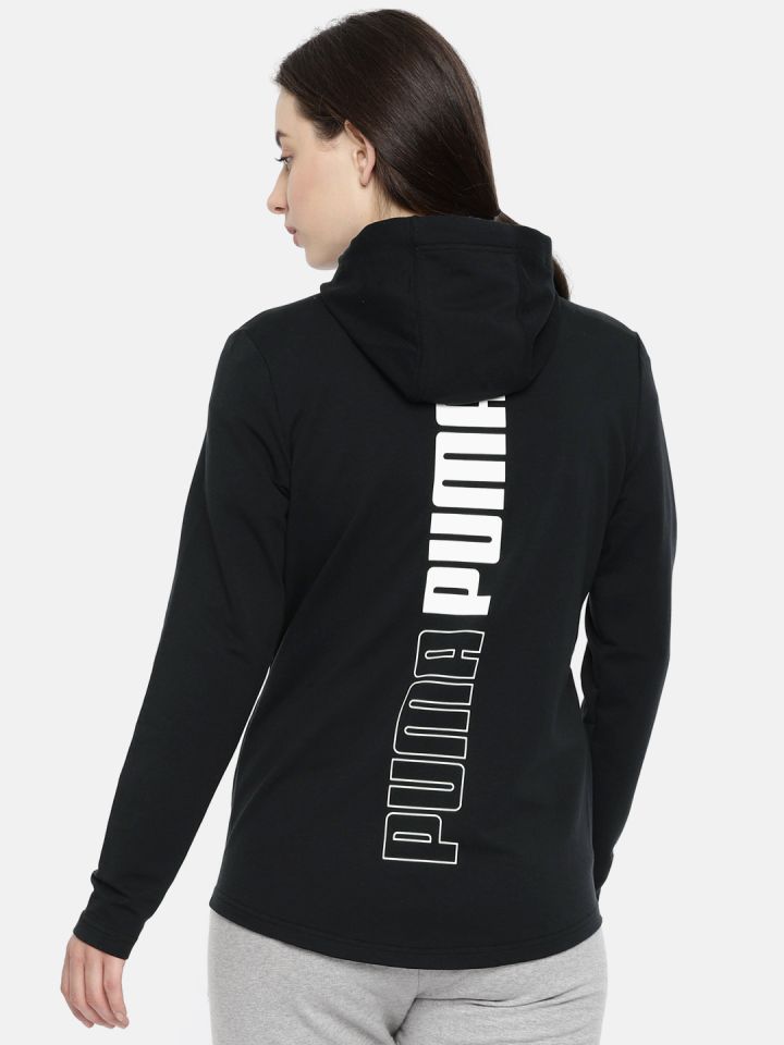 puma modern sport fz logo hoodie