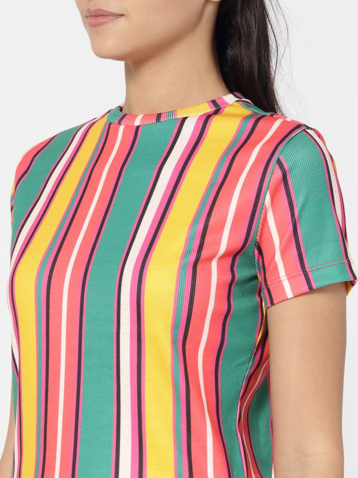 Buy ONLY Women Multicoloured Striped 