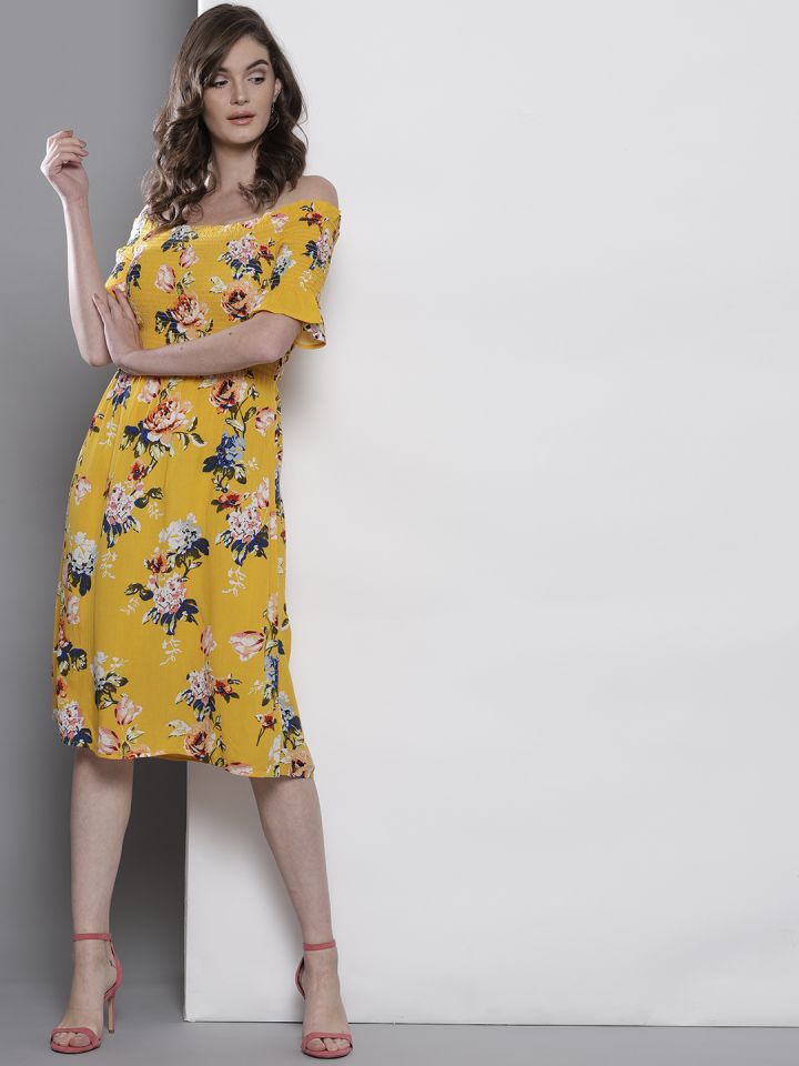 Dorothy perkins new arrivals petite yellow dress