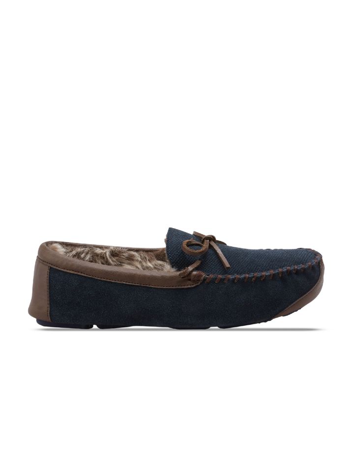 Buy Next Men Navy Blue Loafers - Casual 