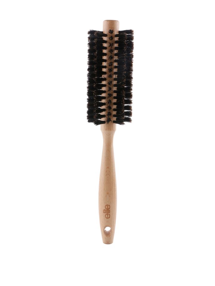 Buy Elite Models Unisex Brown Wooden Blow Dry Boar Bristle Hair Brush - Hair  Brush And Comb for Unisex 7056861 | Myntra