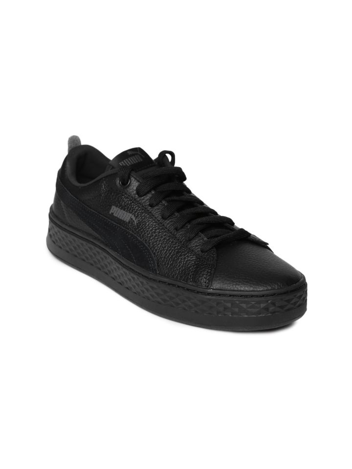 smash platform leather women's sneakers