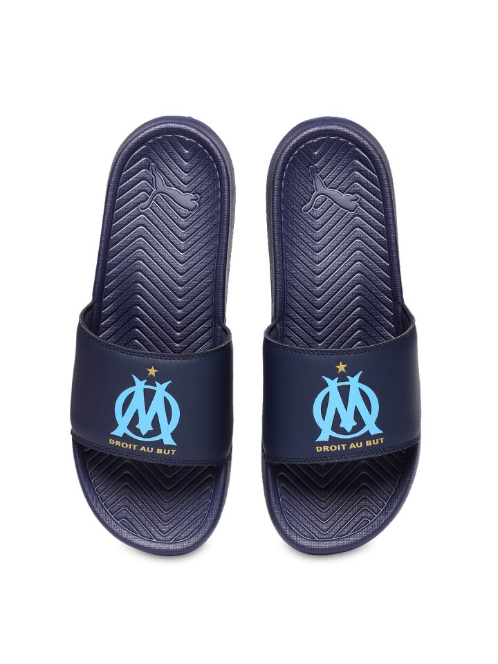 blue puma sliders