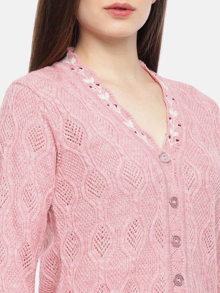 Buy Monte Carlo Women Pink Self Design 