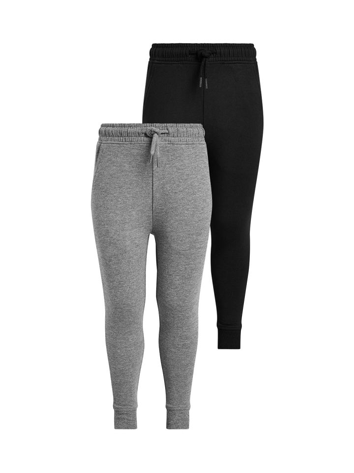 next boys black joggers