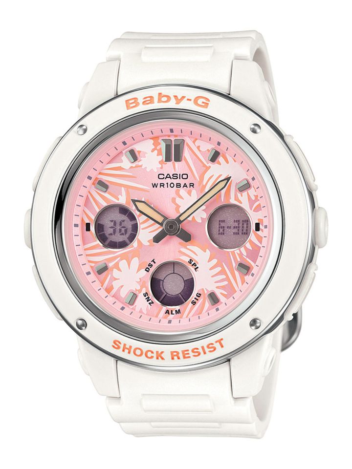 Baby g 2025 pink white