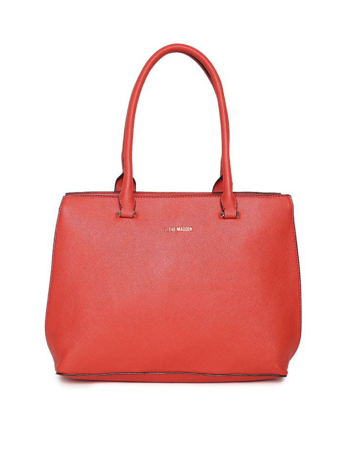 red steve madden bag