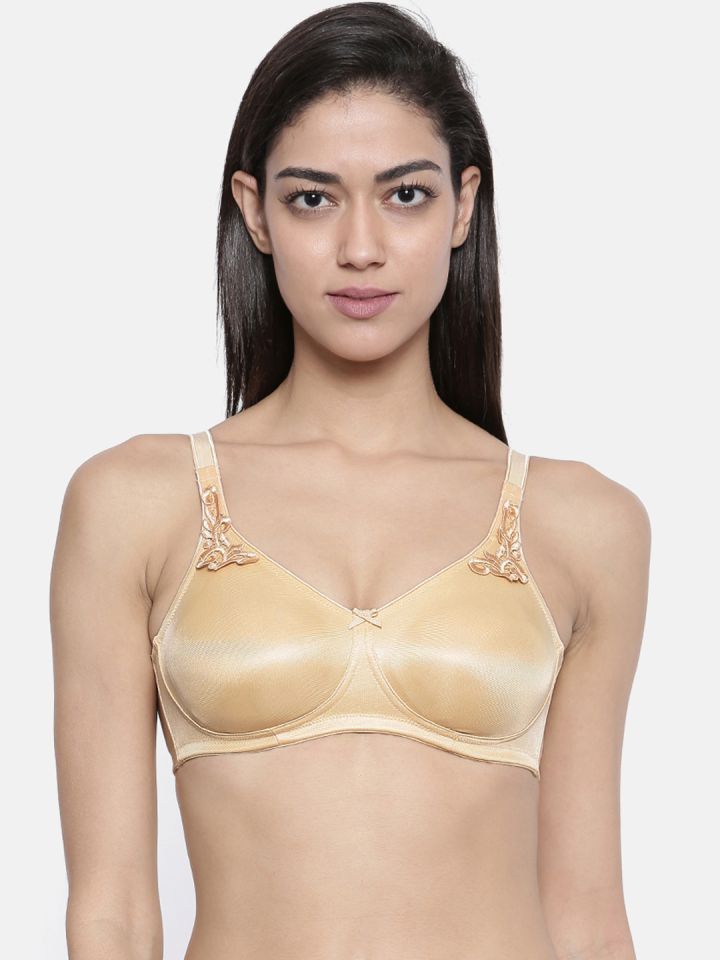 Buy Bitz Nude Coloured Solid Non Wired Non Padded Minimizer