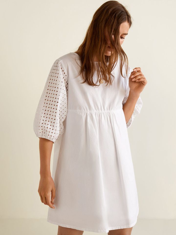 Mango white outlet dress 2019