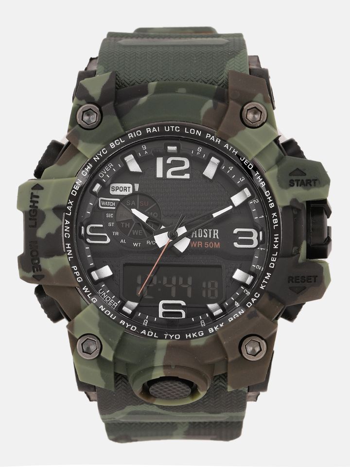 roadster analog digital watch