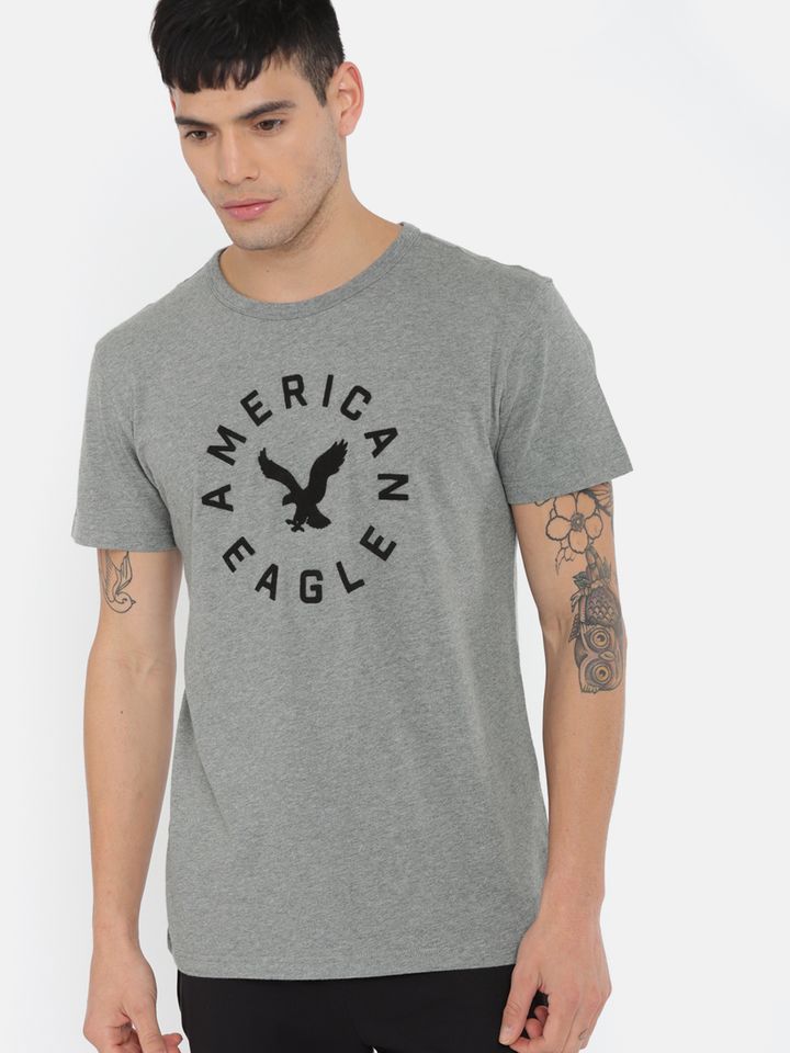 American eagle grey t shirt Clearance