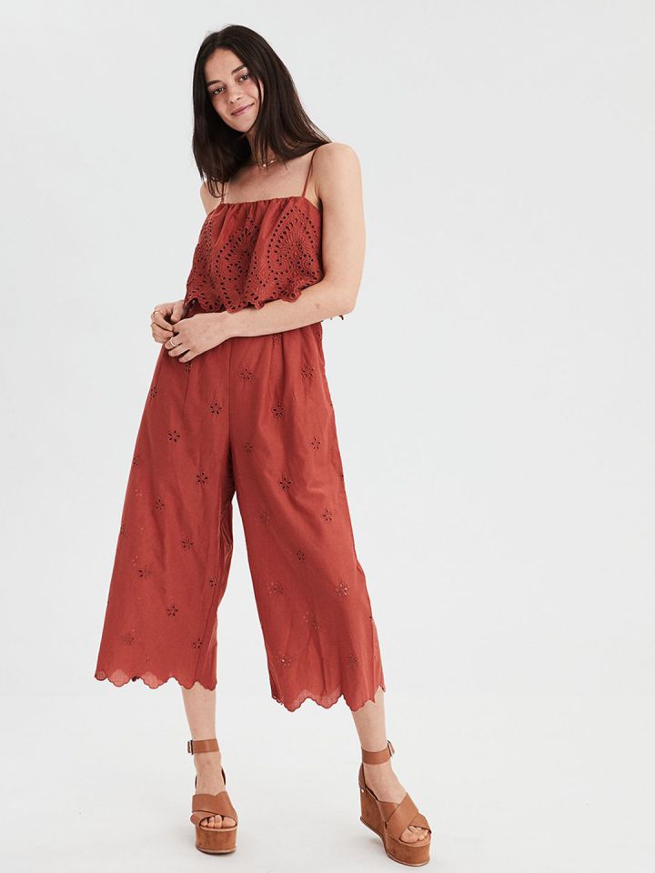 American eagle red deals jumpsuit