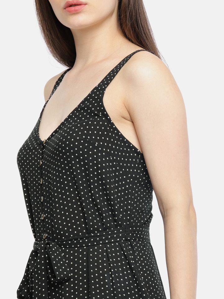 american eagle polka dot jumpsuit