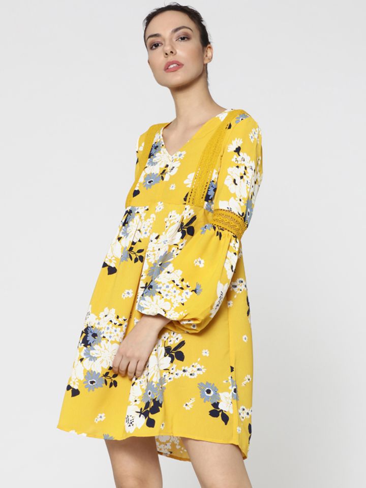Old navy hot sale yellow floral dress