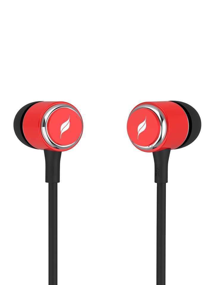 Leaf top metal earphones