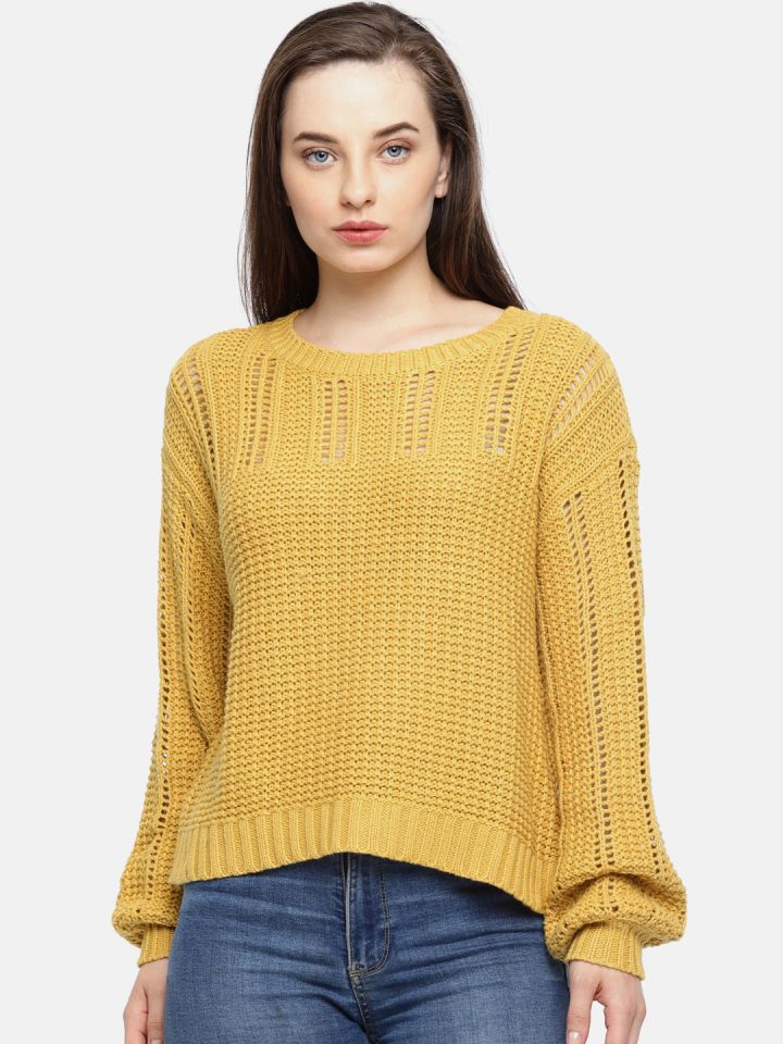 American eagle mustard sweater top