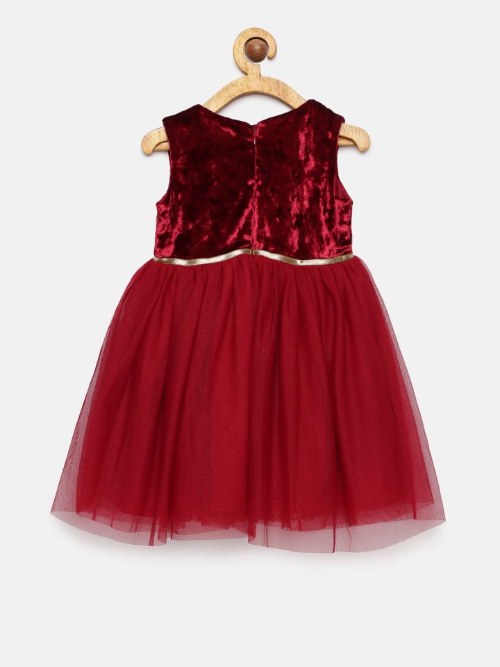 maroon dresses for juniors