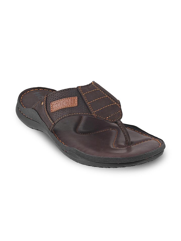 Mochi Men Black Leather Comfort Sandals - Price History-hancorp34.com.vn
