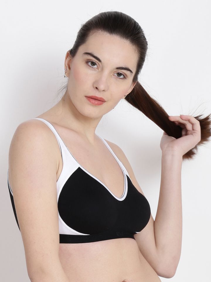 Black Ladies Padded Sports Bra, Size: 32B at Rs 200/piece in