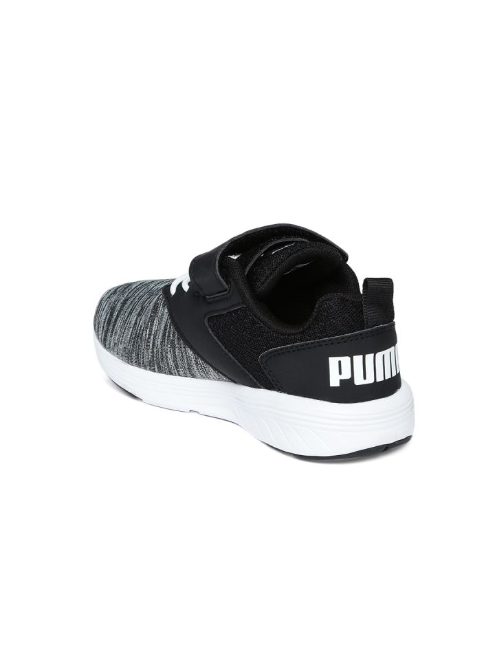 Puma Kids Grey Melange Black NRGY Comet V PS Sneakers