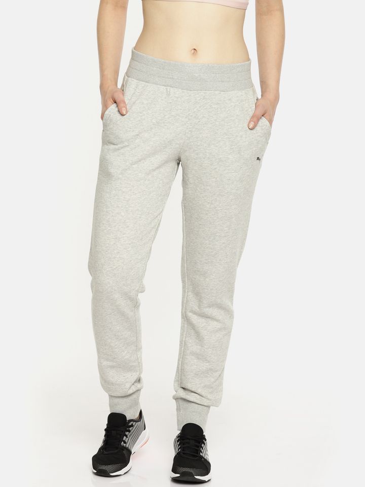 womens grey puma joggers