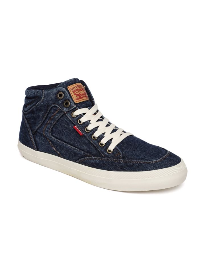 Levis bass mid sneakers sale