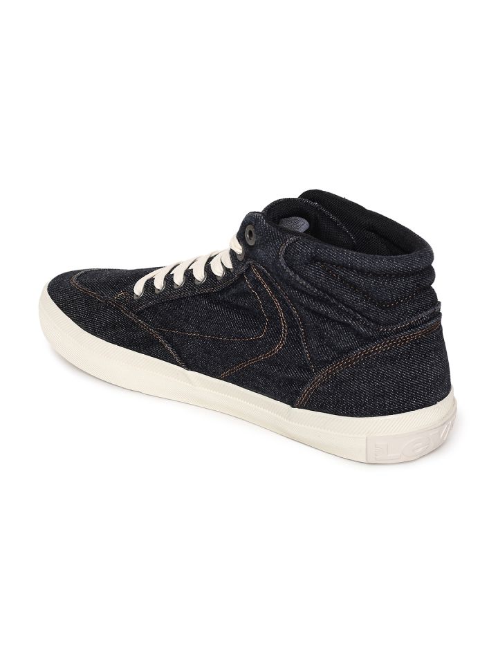 Levi's men's sales bass mid sneakers