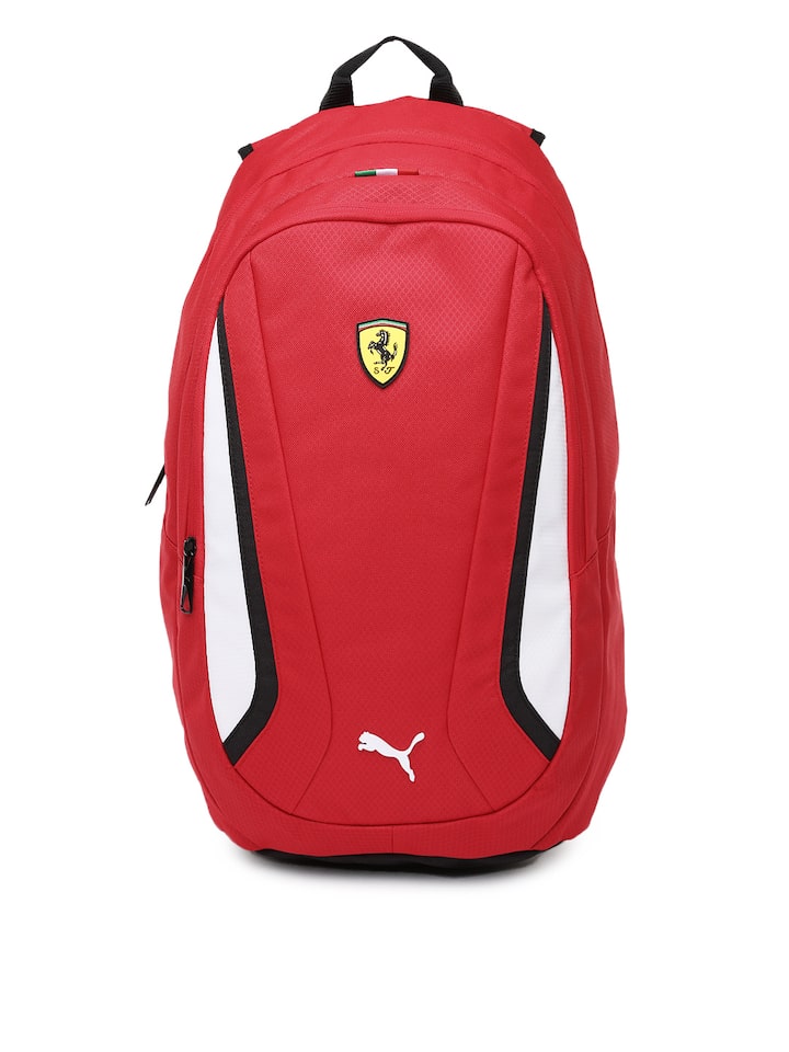 Buy Unisex Red Ferrari Replica Backpack - Backpacks Unisex 715844 | Myntra