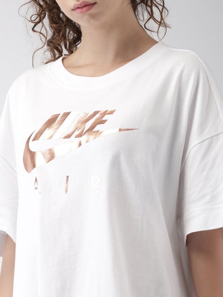 Nike swoosh t shirt dress best sale