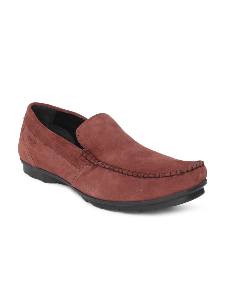 Ruosh Men Red Driving Shoes