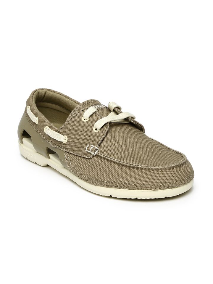 Crocs men's beach line slip on boat shoes discount