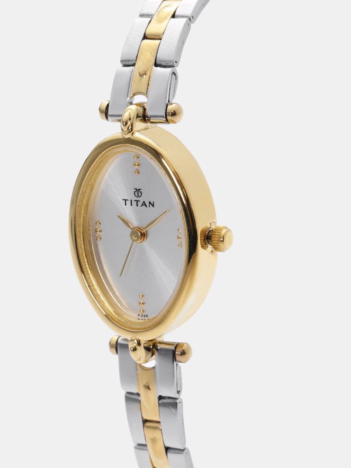 Buy Titan Women Silver Toned Analogue Watch NK2418BM01 OR