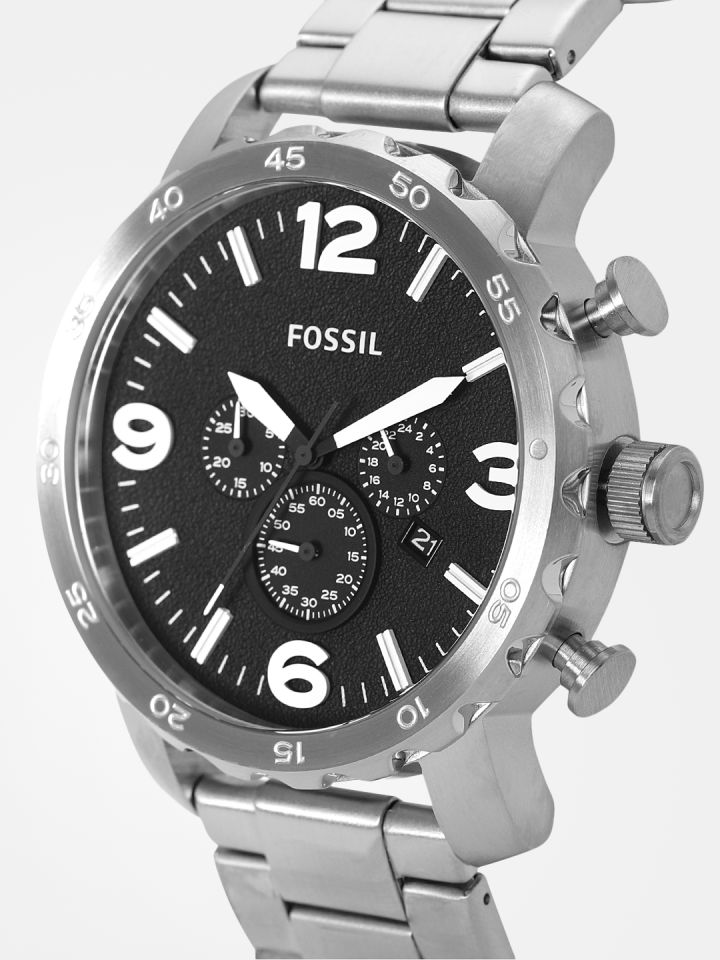 Fossil Men Black Chronograph Watch JR1353 OR