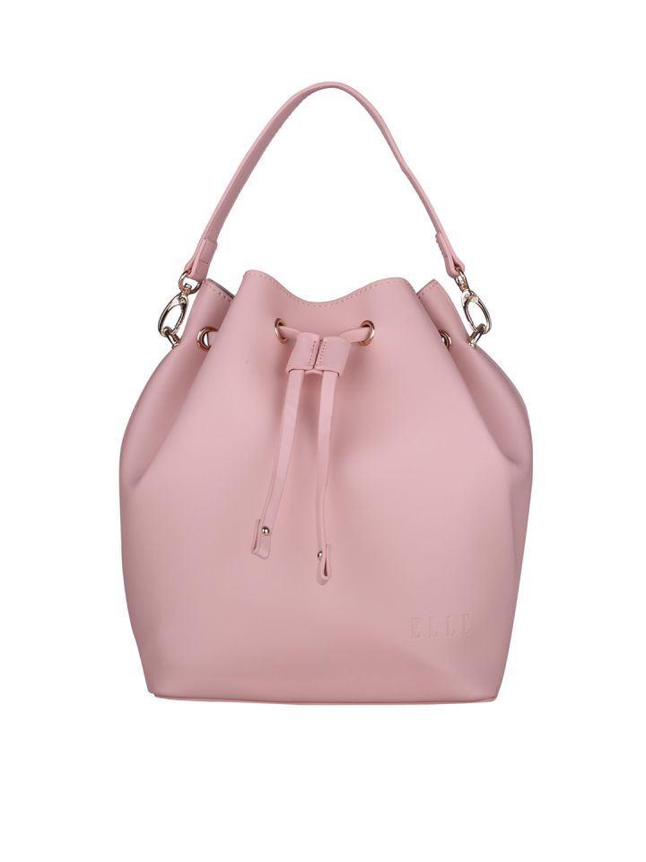 elle luggage pink