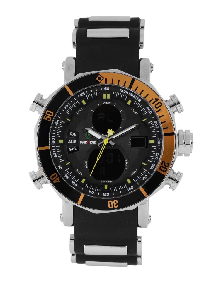 WEIDE Men Black Analogue and Digital Watch WH5203