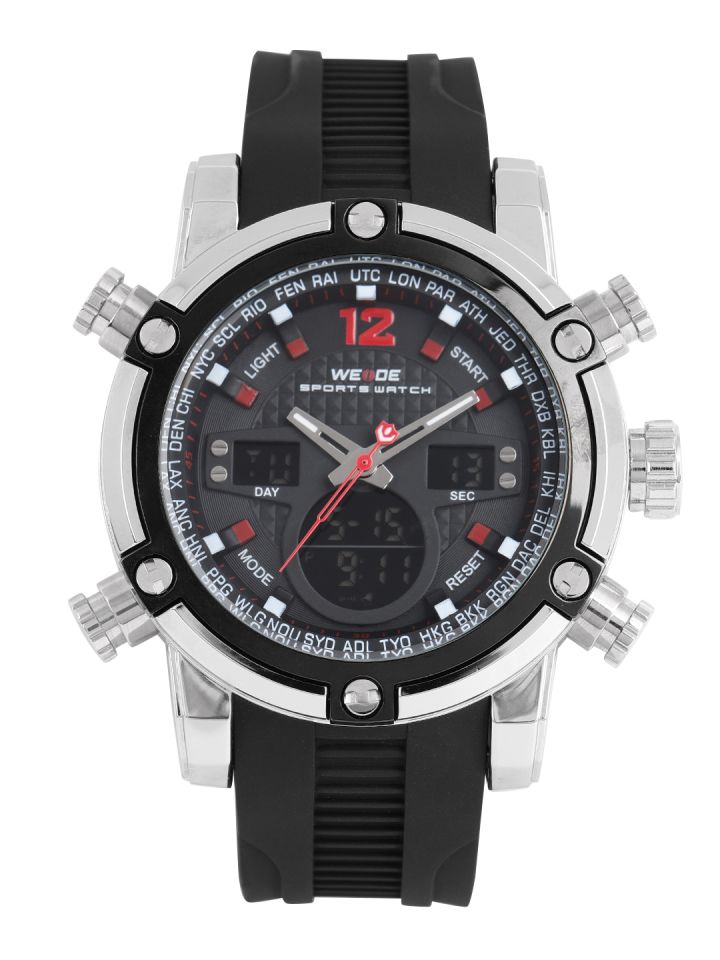 Buy WEIDE Men Black Analogue And Digital Watch Watches for Men